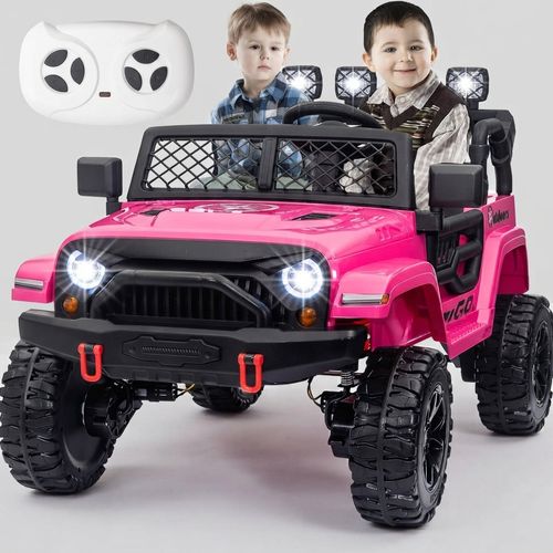 XL 24V 2-Seater Ride-On Truck, Pink
