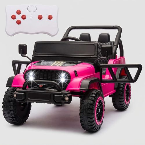 24V Off-Road Ride-On Truck, Pink