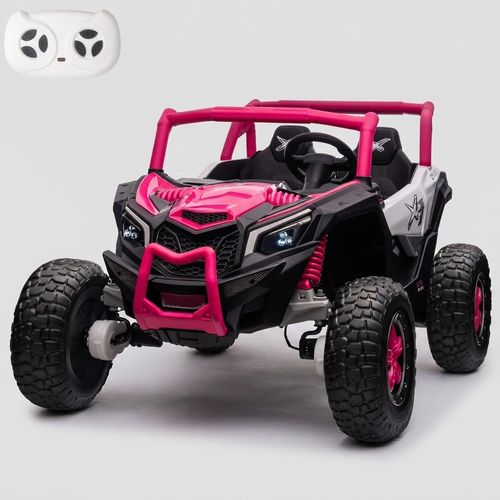 24V XXXL 2-Seater Ride-On UTV, Pink