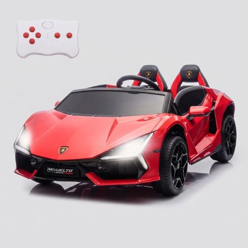 24V Licensed Lamborghini Side-by-Side Ride-On, Red